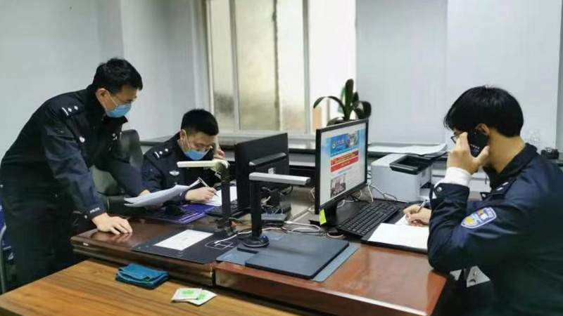 民警對(duì)回盤人員的軌跡、數(shù)量、來盤目的進(jìn)行細(xì)致的核查