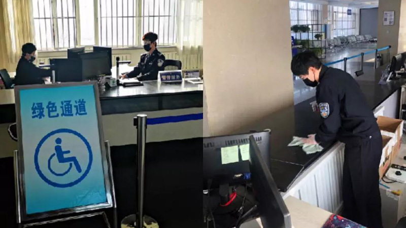 撫順市公安局交通管理局車輛管理所的“綠色通道”