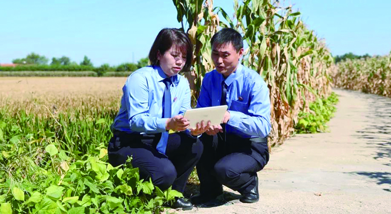 辦案檢察官對(duì)調(diào)查中發(fā)現(xiàn)的破損、開裂、下陷路段的修復(fù)情況進(jìn)行巡查監(jiān)督(1)