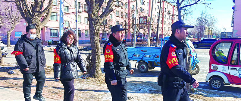 頭題圖：社區(qū)警務(wù)團隊巡邏中
